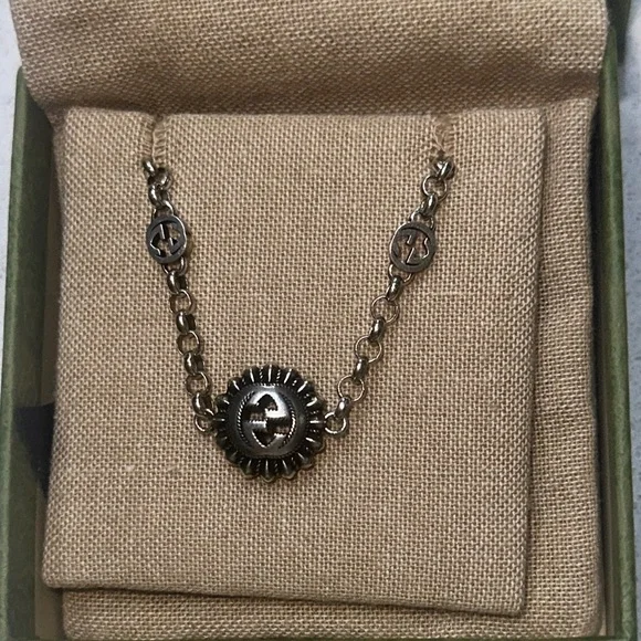 Gucci Sterling Silver Marmot Bracelet